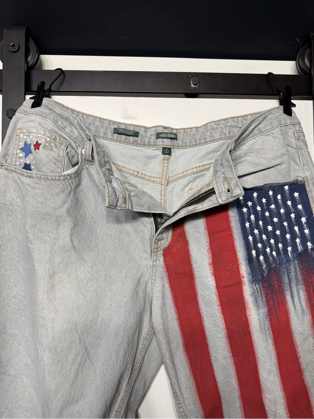 FREEDOM 250 Custom Light Wash Jeans with Back Pocket Accents - Picture 11 of 14